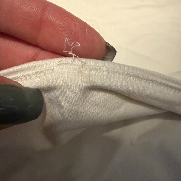 Wundermost Ultra-Soft Nulu Crewneck Cropped T-Shirt (Bone) - Picture 4 of 4